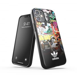 【取扱終了製品】adidas Originals Snap Case Graphic AOP FW20 iPhone 12 mini Colourful〔アディダス〕