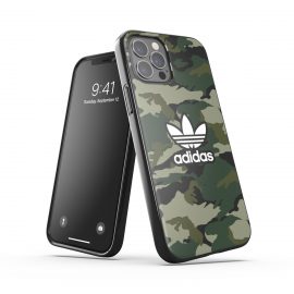 【取扱終了製品】adidas Originals Snap Case Graphic AOP FW20 iPhone 12 / iPhone 12 Pro Black/Night Cargo〔アディダス〕