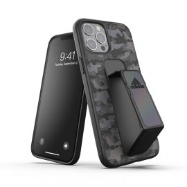 【取扱終了製品】adidas Performance Grip case CAMO FW20 iPhone 12 Pro Max Black〔アディダス〕