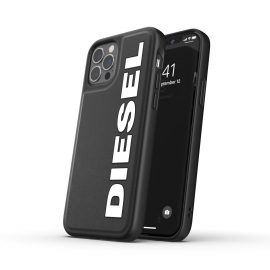 【取扱終了製品】DIESEL Moulded Case Core 1 FW20 iPhone 12 / iPhone 12 Pro Black/White〔ディーゼル〕