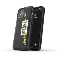 【取扱終了製品】DIESEL Moulded Case Core FW20 iPhone 12 mini Black/Lime〔ディーゼル〕