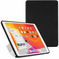 【取扱終了製品】PIPETTO iPad（第9世代・第8世代・第7世代）Origami Case - Black〔ピペット〕