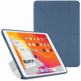 【取扱終了製品】PIPETTO iPad（第9世代・第8世代・第7世代）Origami Case – Navy〔ピペット〕