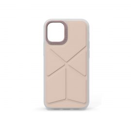 【取扱終了製品】[au+1 Collection Select] PIPETTO Origami SnapCase for iPhone 12 mini RoseGold〔ピペット〕