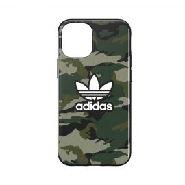 【取扱終了製品】[au+1 Collection Select] adidas Originals SnapCase Camo for iPhone 12 mini Green〔アディダス〕