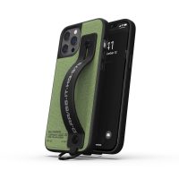 【取扱終了製品】DIESEL Handstrap Case Utility Twill SS21 iPhone 12 Pro Max Black/Green〔ディーゼル〕