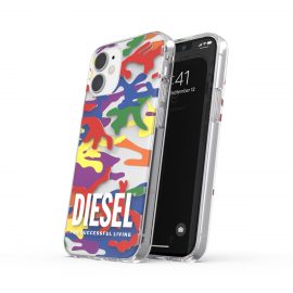 【取扱終了製品】DIESEL +Pride Clear CaseSS21 iPhone 12 mini Colorful〔ディーゼル〕