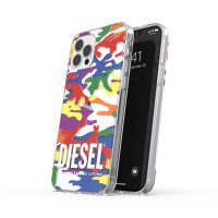 【取扱終了製品】DIESEL +Pride Clear Case SS21 iPhone 12 / 12 Pro Colorful〔ディーゼル〕