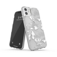 【取扱終了製品】adidas Originals Snap Case Camo Clear AOP SS21 for iPhone 11 clear/white〔アディダス〕