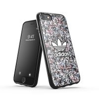 【取扱終了製品】adidas Originals Snap case Belista Flower SS21 for iPhone SE（第2世代） Black/Hazy〔アディダス〕