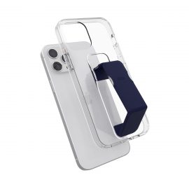 【取扱終了製品】clckr GRIPCASE Clear iPhone 12 Pro Max Clear/Blue〔クリッカー〕