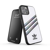 【取扱終了製品】adidas Originals Samba Woman SS21 iPhone 12 / iPhone 12 Pro White/ Holographic〔アディダス〕