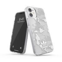 【取扱終了製品】adidas Originals Snap Case Camo AOP SS21 for iPhone 12 mini clear/white〔アディダス〕