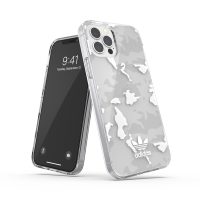 【取扱終了製品】adidas Originals Snap Case Camo AOP SS21 for iPhone 12 / iPhone 12 Pro clear/white〔アディダス〕