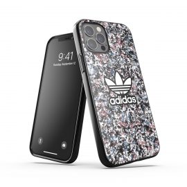 【取扱終了製品】adidas Originals Snap case Belista Flower SS21 for iPhone 12 / iPhone 12 Pro Black/Hazy roses/〔アディダス〕