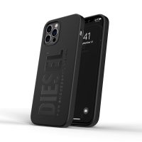 DIESEL Silicone Case SS21 iPhone 12 / 12 Pro black〔ディーゼル〕