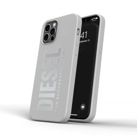 【取扱終了製品】DIESEL Silicone Case SS21 iPhone 12 / 12 Pro White〔ディーゼル〕