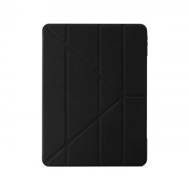 【取扱終了製品】[au+1 Collection Select] Pipetto iPad Pro 11 (2021) Origami No1 Original TPU Black〔ピペット〕