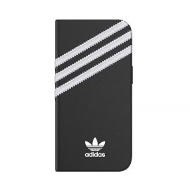 【取扱終了製品】[au+1 Collection Select] adidas Originals SAMBA BookCase iPhone 13 Pro Black/White〔アディダス〕