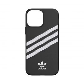 【取扱終了製品】[au+1 Collection Select] adidas Originals SAMBA Case adidas Originals iPhone 13 Pro Max Black/White〔アディダス〕