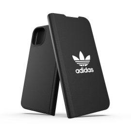 【取扱終了製品】adidas Originals Booklet BASIC FW21 iPhone 13 Black /White〔アディダス〕