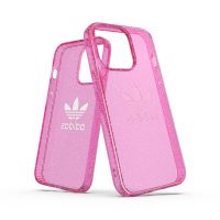 adidas Originals Protective Clear Glitter FW21 iPhone 13 Pro Pink〔アディダス〕
