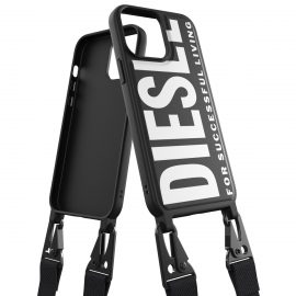 DIESEL Necklace Case iPhone 13 Pro Max Black/White〔ディーゼル〕