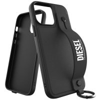 【取扱終了製品】DIESEL Handstrap FW21 iPhone 13 Pro Max Black/White〔ディーゼル〕