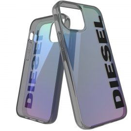 【取扱終了製品】DIESEL Snap Case iPhone 13 mini Holographic /Black〔ディーゼル〕