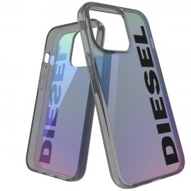 【取扱終了製品】DIESEL Snap Case iPhone 13 Pro Holographic/Black〔ディーゼル〕