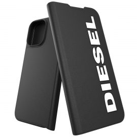 【取扱終了製品】DIESEL Booklet Core iPhone 13 Pro Max Black/White〔ディーゼル〕