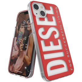 【取扱終了製品】DIESEL Graphic iPhone 13 Red/Red〔ディーゼル〕