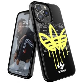 adidas Originals Summer Graffiti iPhone 13 Pro Black/Yellow〔アディダス〕