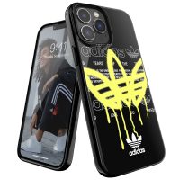 adidas Originals Summer Graffiti iPhone 13 Pro Max Black/Yellow〔アディダス〕
