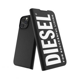 DIESEL Booklet Case iPhone 13 Pro Max Black/White〔ディーゼル〕