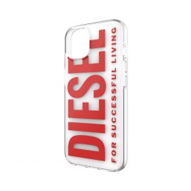 [au+1 Collection Select] DIESEL Graphic Clear Case for iPhone 13／White〔ディーゼル〕