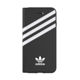 [au+1 Collection Select] adidas Originals SAMBA BookCase for iPhone SE 3 Black/White〔アディダス〕