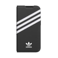 [au+1 Collection Select] adidas Originals SAMBA BookCase for iPhone 2022 （6.1inch 2レンズ ）／Black×White〔アディダス〕