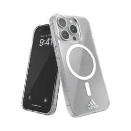 adidas SPORTSWEAR Recycled MagSafe Case iPhone 15 Pro Clear/Silver