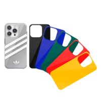 adidas Originals 3-STRIPES Clear with Film Inserts iPhone 15 Pro