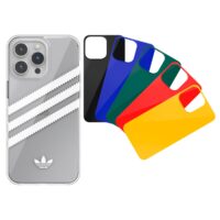 adidas Originals 3-STRIPES Clear with Film Inserts iPhone 15 Pro Max