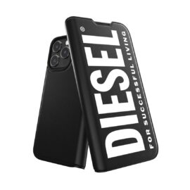 DIESEL Booklet iPhone 15 Pro Max Black〔ディーゼル〕